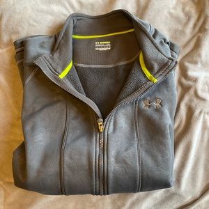 Under armour zip up sweatshirt
